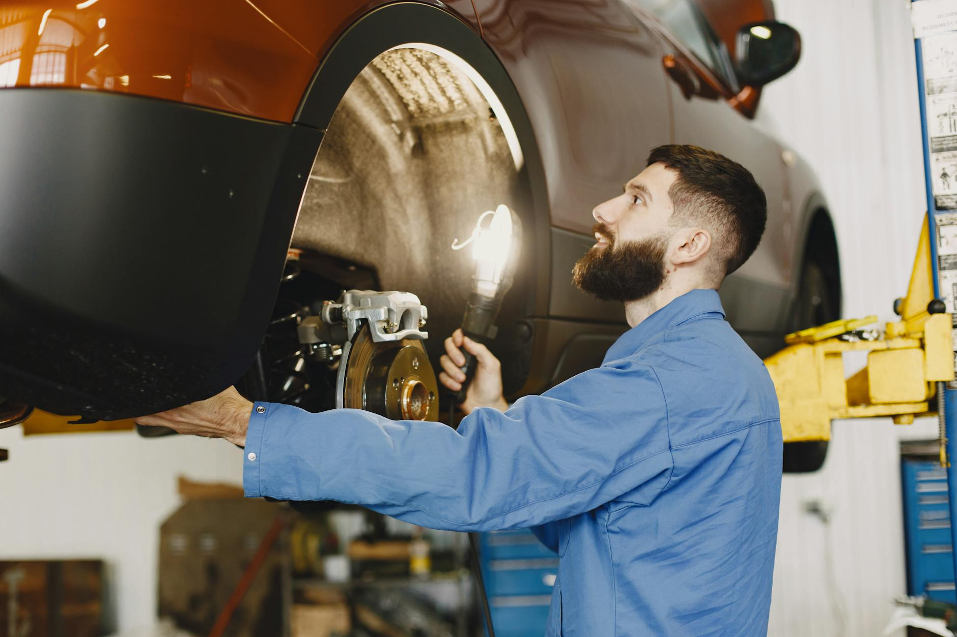 car brake inspection winter
