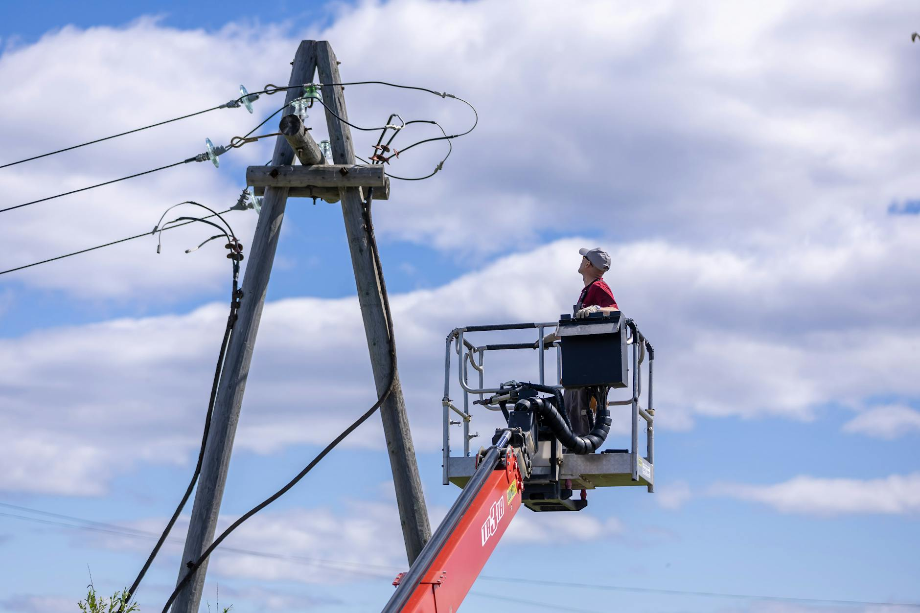 high voltage technician car