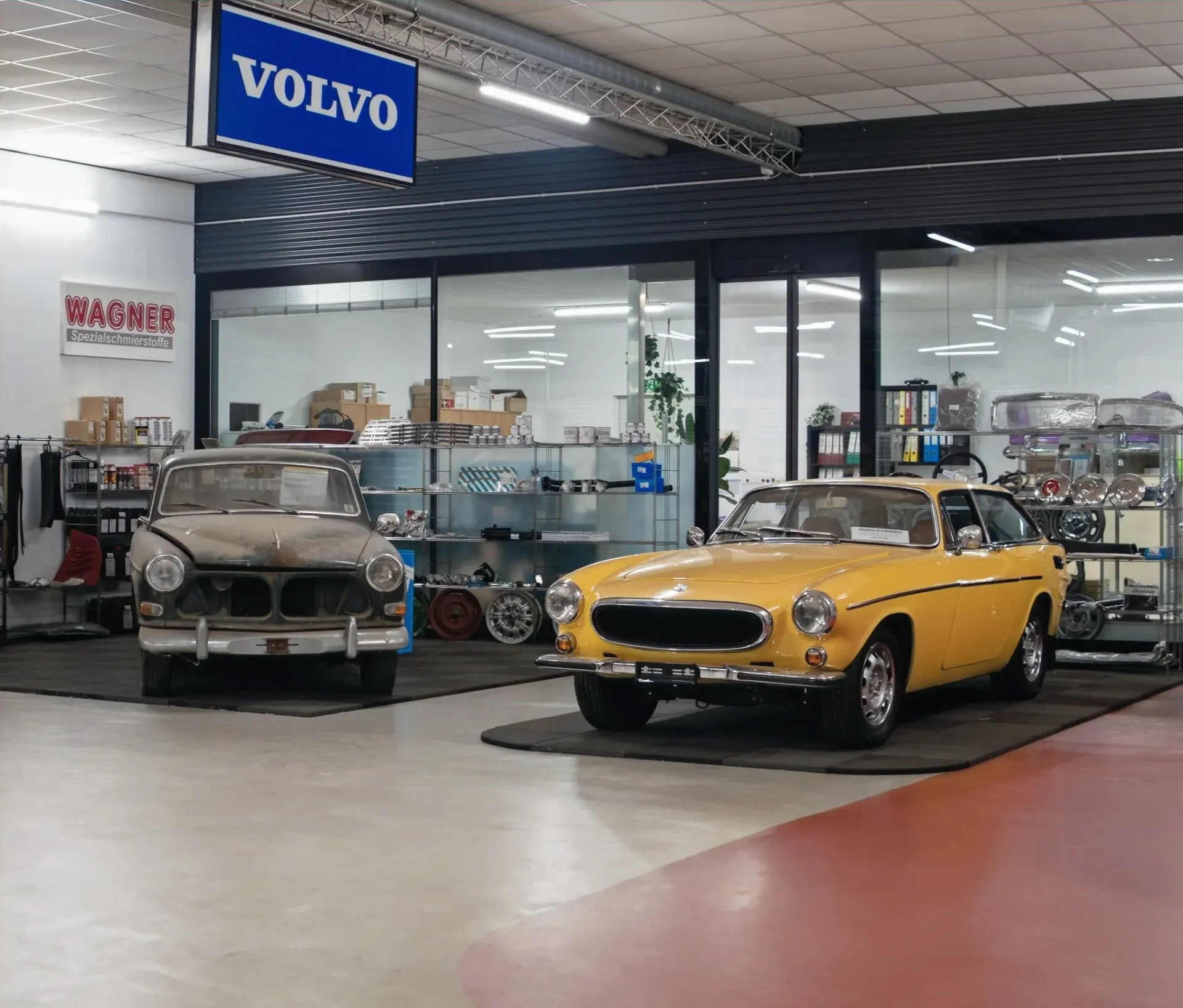 Ein zweites Leben für schwedische Klassiker: Wo Volvo-Geschichte in Schongau weiterrollt