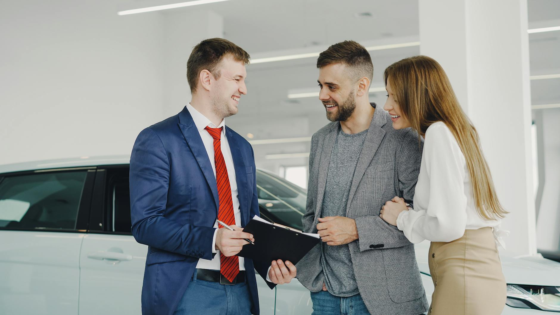 car dealership interior