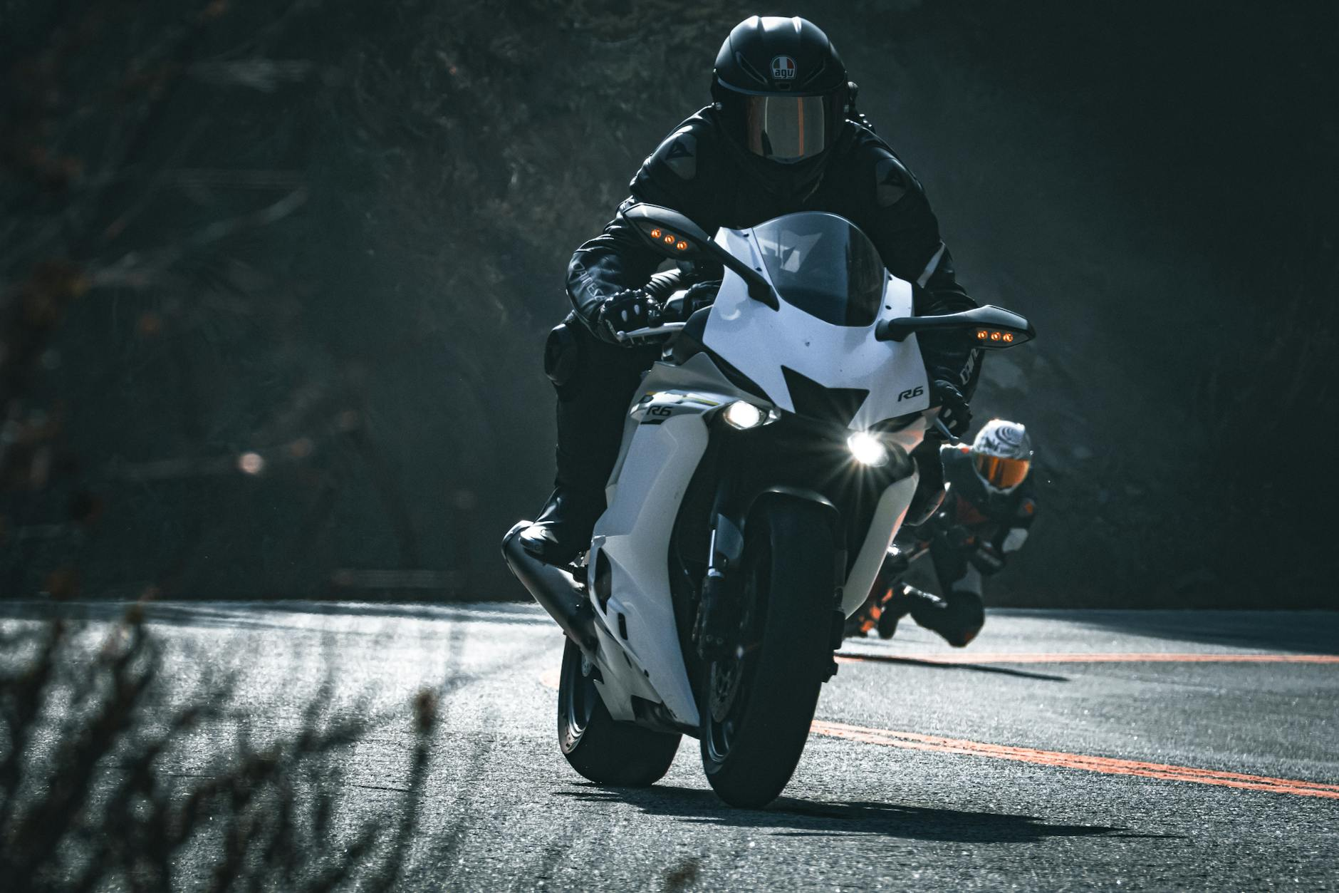 Motorcycle braking exercise