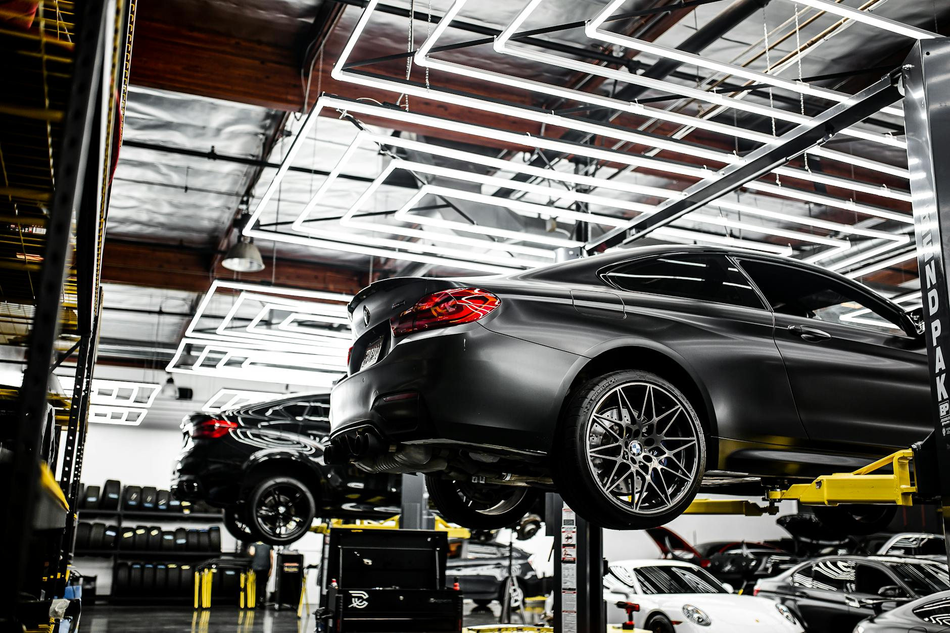 luxury car repair shop
