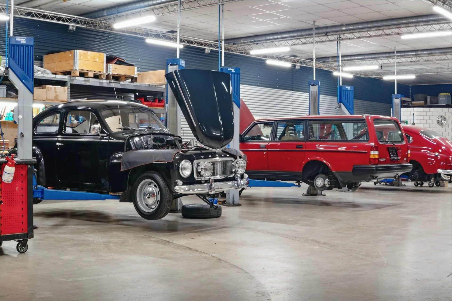 Ein zweites Leben für schwedische Klassiker: Wo Volvo-Geschichte in Schongau weiterrollt