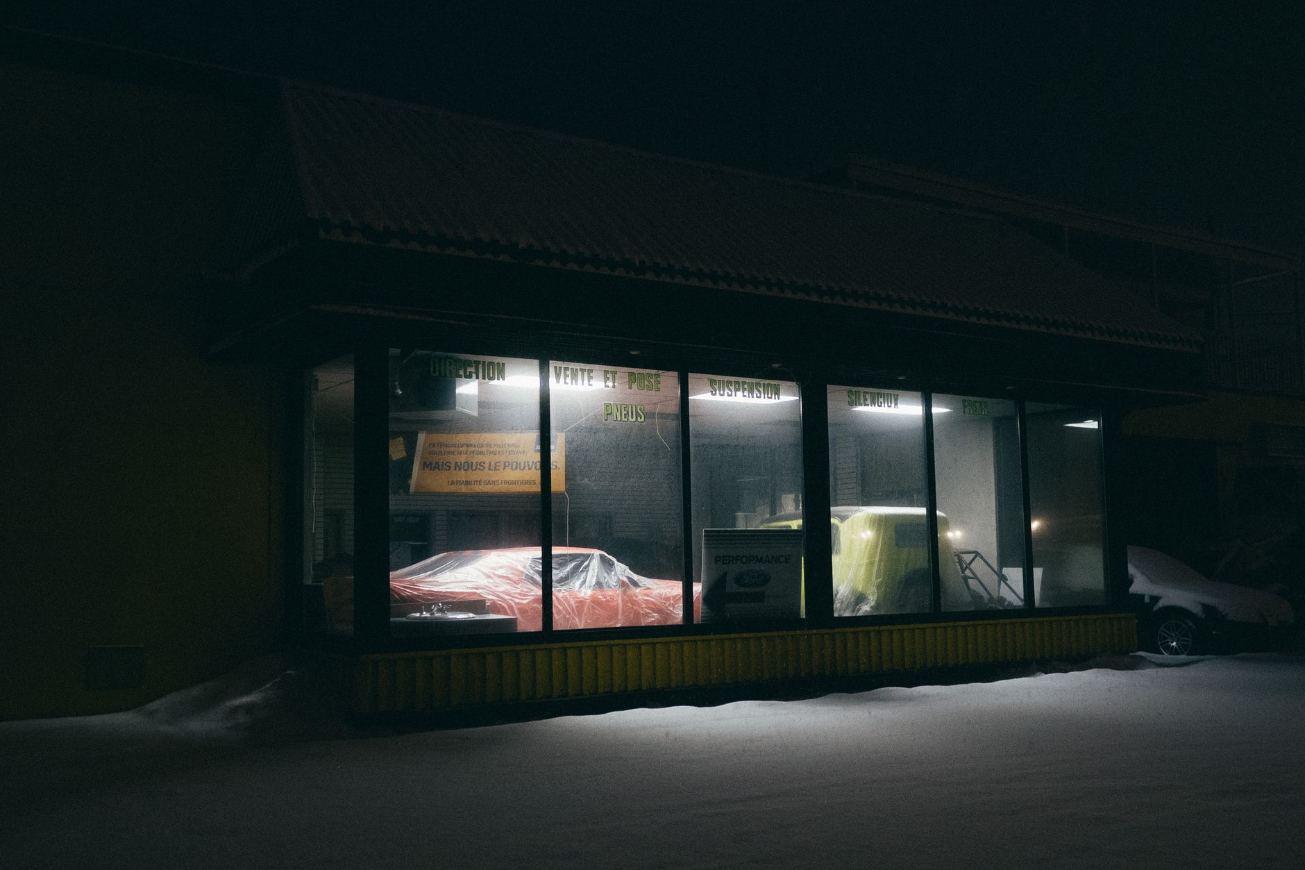 car winter service garage