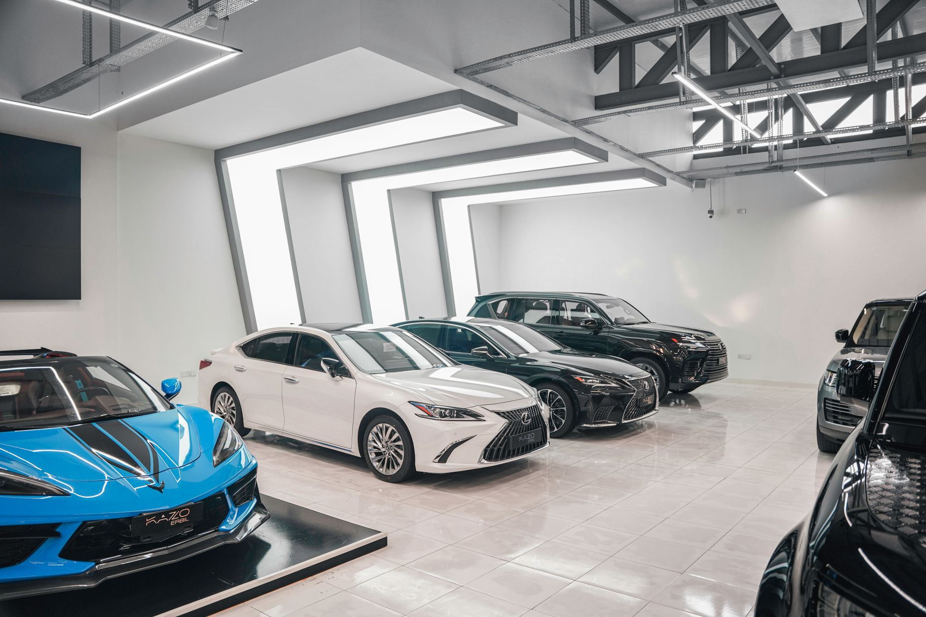 car dealership interior