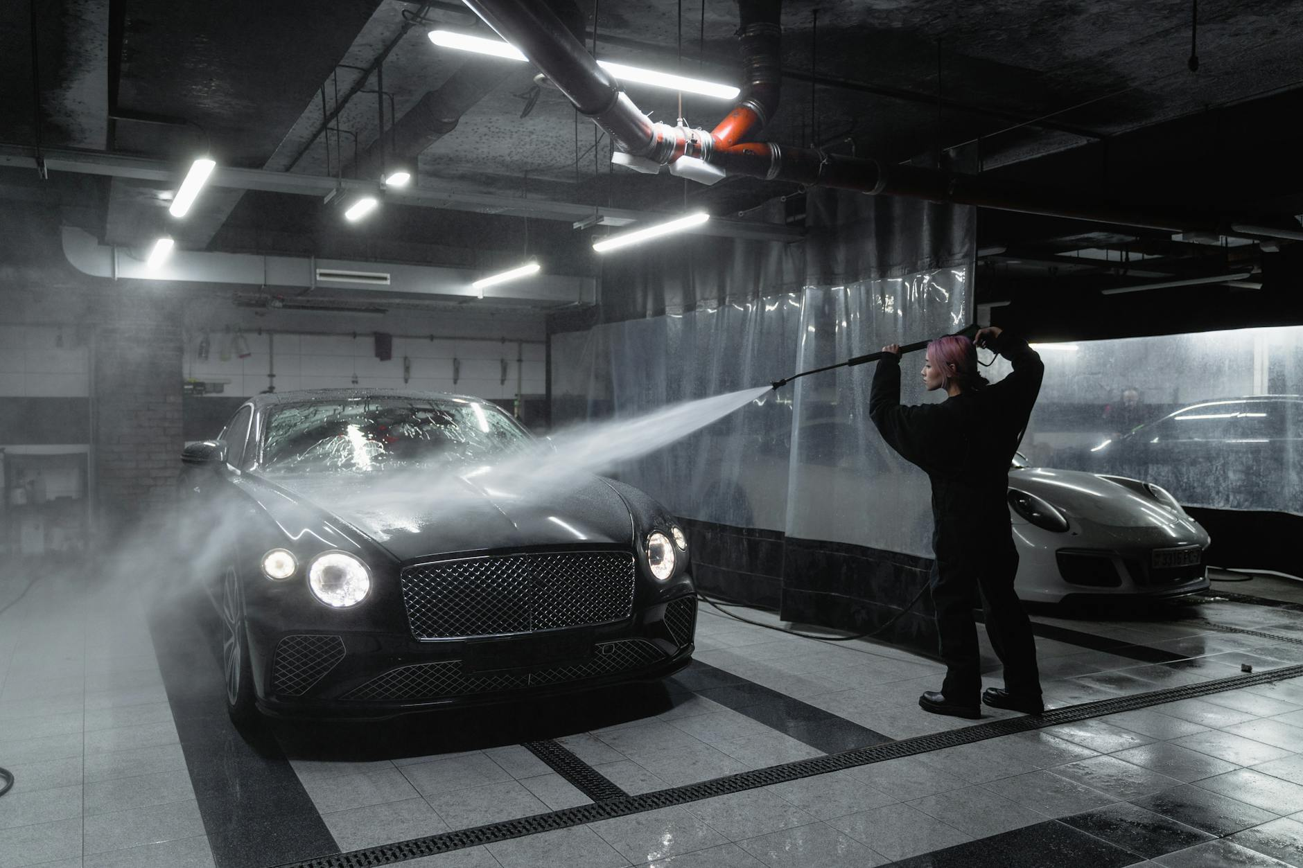 steam cleaning car carpet