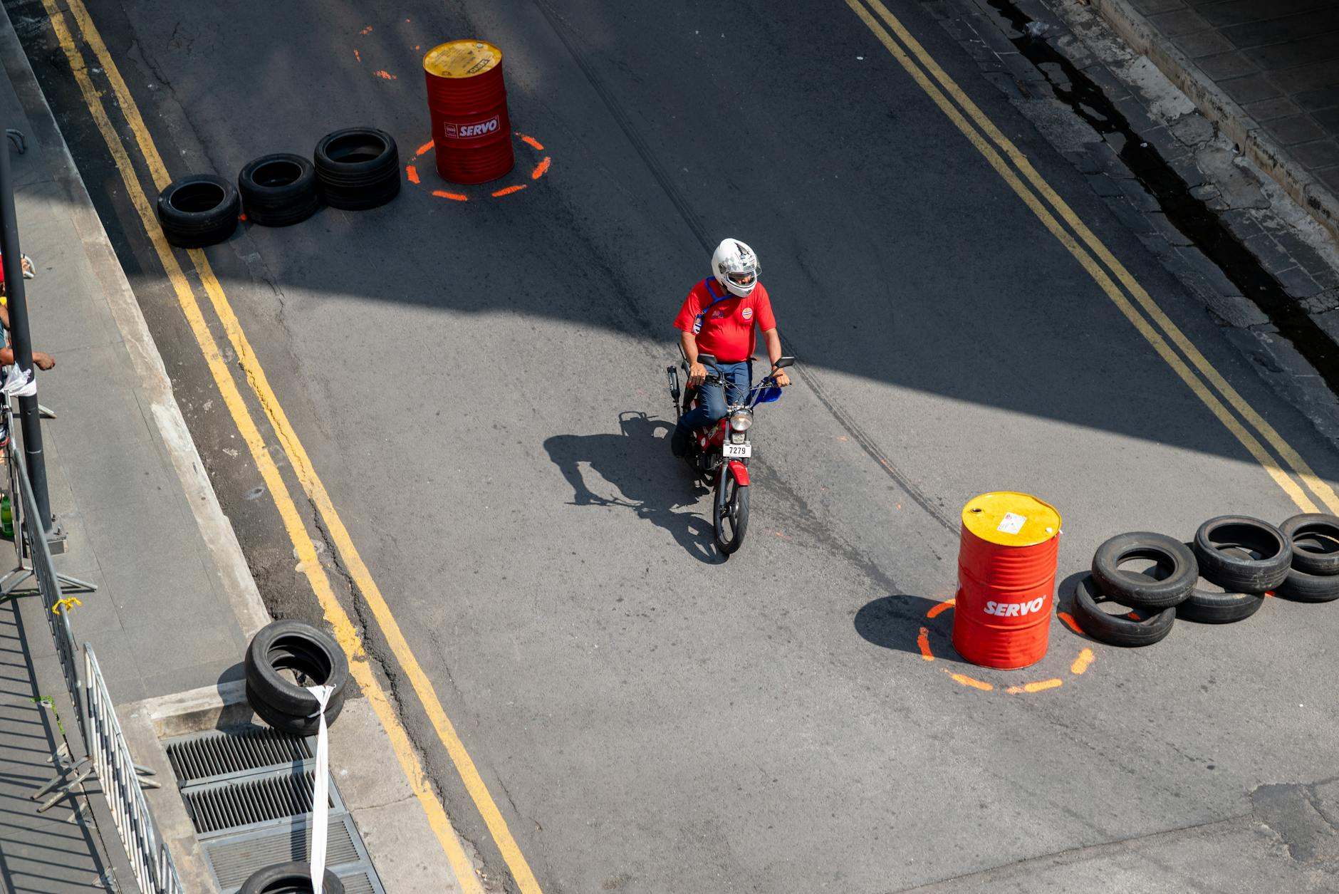 Motorcycle safety training course